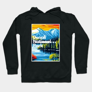 Denali National Park hike Alaska United States Hoodie